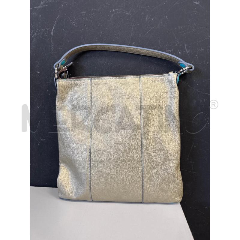 BORSA DONNA GABS DORATA INTERNO CELESTE | Mercatino dell'Usato Cava de tirreni 2