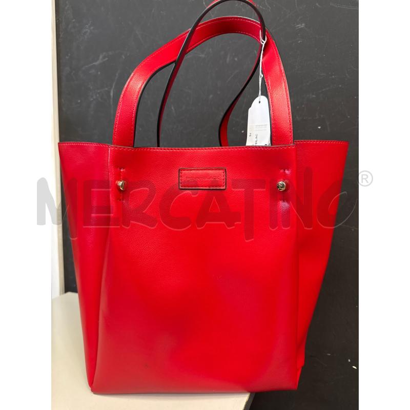 BORSA DONNA PENNYBLACK ROSSA INTERNO BEIGE | Mercatino dell'Usato Cava de tirreni 1