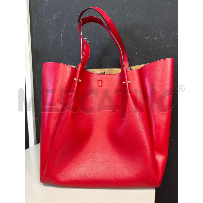 BORSA DONNA PENNYBLACK ROSSA INTERNO BEIGE | Mercatino dell'Usato Cava de tirreni 2