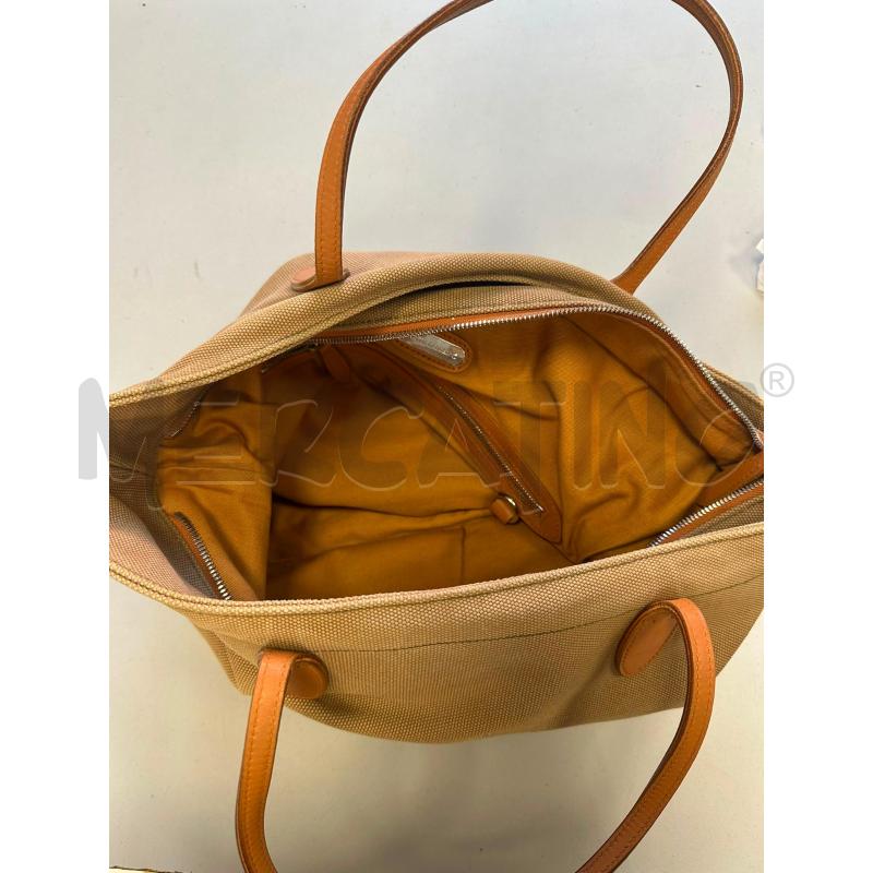 BORSA DONNA RALPH LAUREN BEIGE TOTE BAG IN TELA | Mercatino dell'Usato Cava de tirreni 5