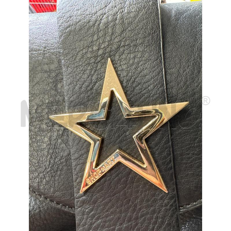 BORSA DONNA SHOP ART NERA PELLE FRANGE | Mercatino dell'Usato Cava de tirreni 3