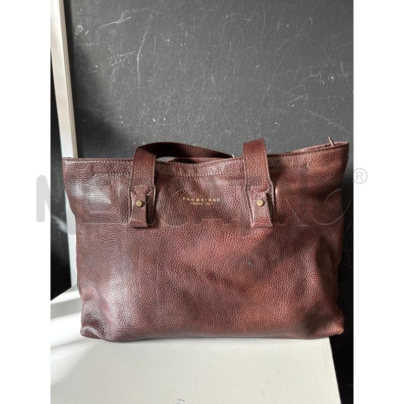 BORSA DONNA THE BRIDGE PELLE MARRONE GRANDE | Mercatino dell'Usato Cava de tirreni 1