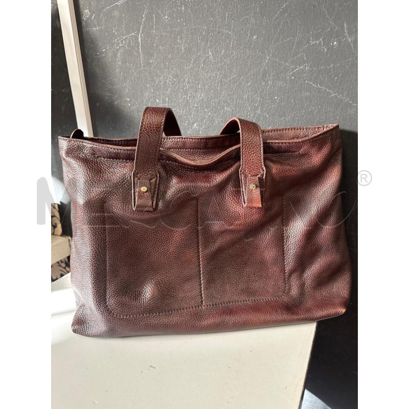 BORSA DONNA THE BRIDGE PELLE MARRONE GRANDE | Mercatino dell'Usato Cava de tirreni 2