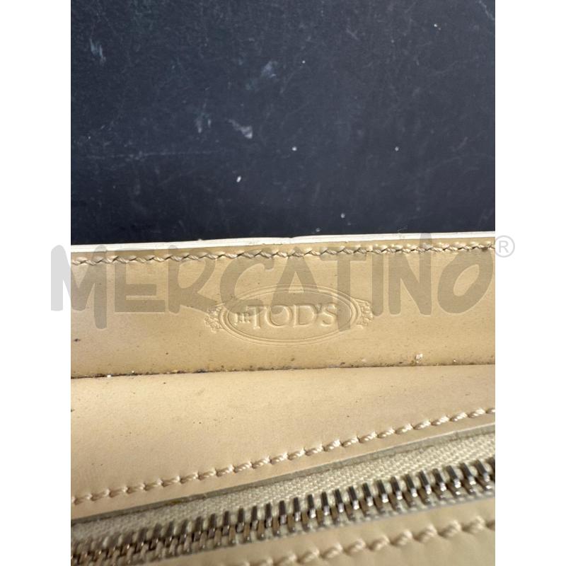 BORSA DONNA TOD'S PELLE BEIGE BORCHIE | Mercatino dell'Usato Cava de tirreni 3