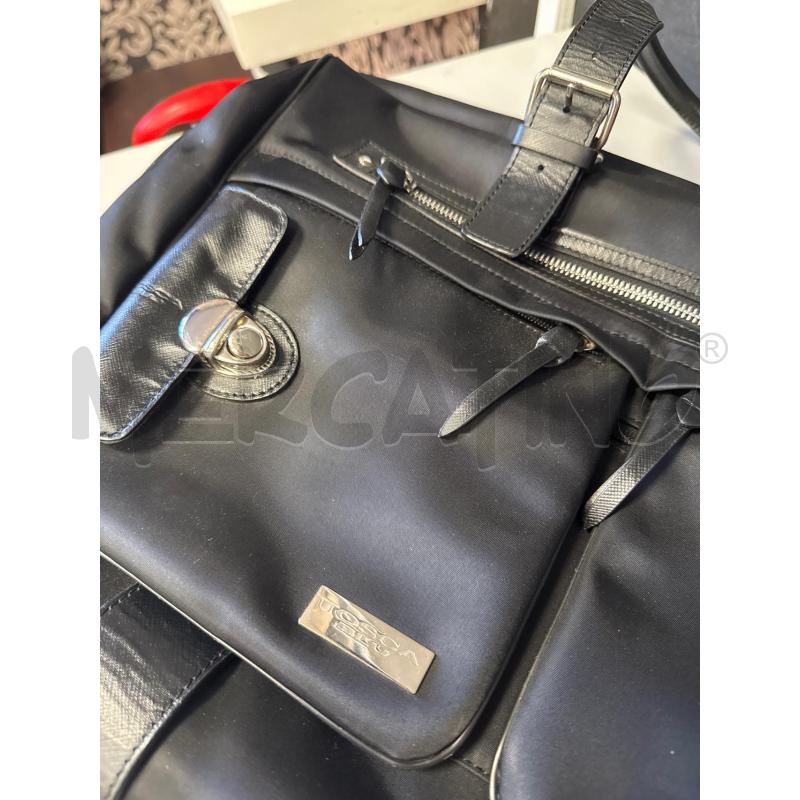 BORSA DONNA TOSCA BLU NERA CARTELLA TESSUTO TECNICO | Mercatino dell'Usato Cava de tirreni 5