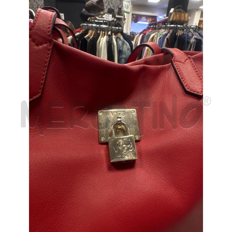 BORSA DONNA V73 ROSSA PELLE NUOVA | Mercatino dell'Usato Cava de tirreni 3