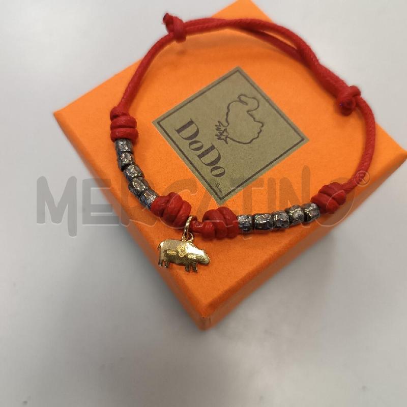 BRACCIALE DODO ARG. O. FILO ROSSO | Mercatino dell'Usato Cava de tirreni 1