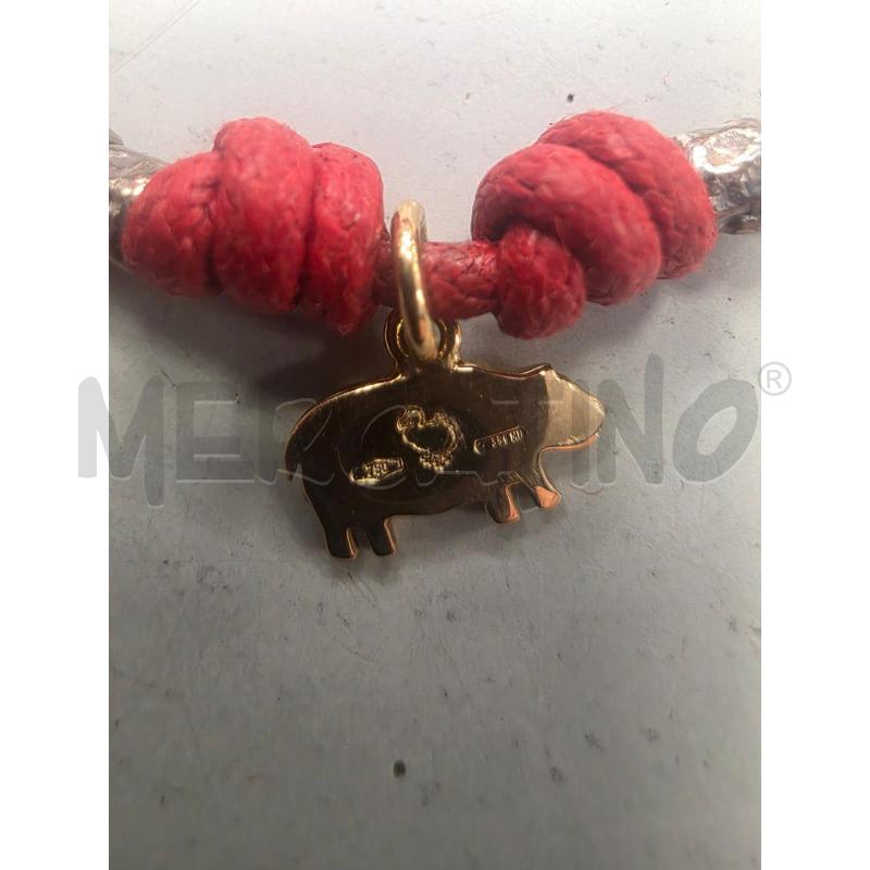 BRACCIALE DODO ARG. O. FILO ROSSO | Mercatino dell'Usato Cava de tirreni 2