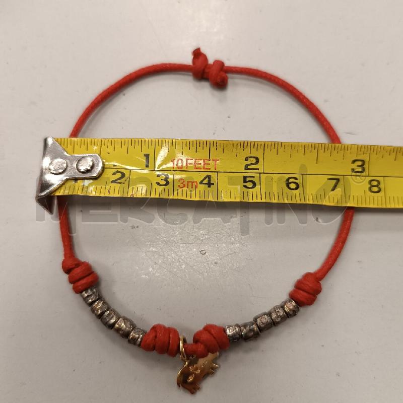 BRACCIALE DODO ARG. O. FILO ROSSO | Mercatino dell'Usato Cava de tirreni 3