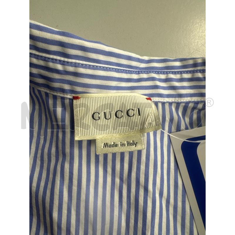 CAMICIA BAMBINO GUCCI CELESTE RIGHE CONIGLIO  | Mercatino dell'Usato Cava de tirreni 4