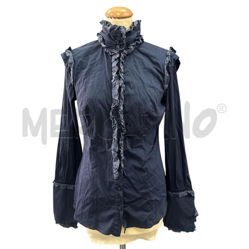 CAMICIA DONNA ELISABETTA FRANCHI PER CELYN B BLU BALZE | Mercatino dell'Usato Cava de tirreni 1