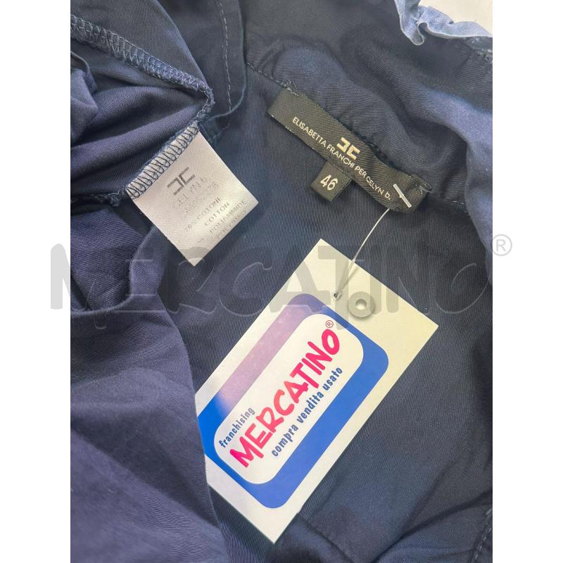 CAMICIA DONNA ELISABETTA FRANCHI PER CELYN B BLU BALZE | Mercatino dell'Usato Cava de tirreni 2