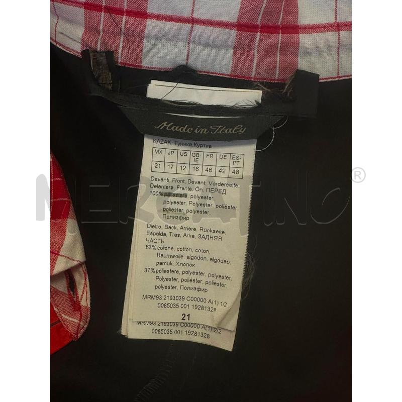 CAMICIA DONNA MARINA RINALDI SCARTELLINATA ROSSA + CINTURA | Mercatino dell'Usato Cava de tirreni 2