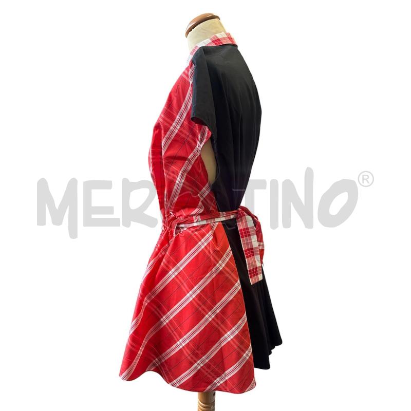 CAMICIA DONNA MARINA RINALDI SCARTELLINATA ROSSA + CINTURA | Mercatino dell'Usato Cava de tirreni 3