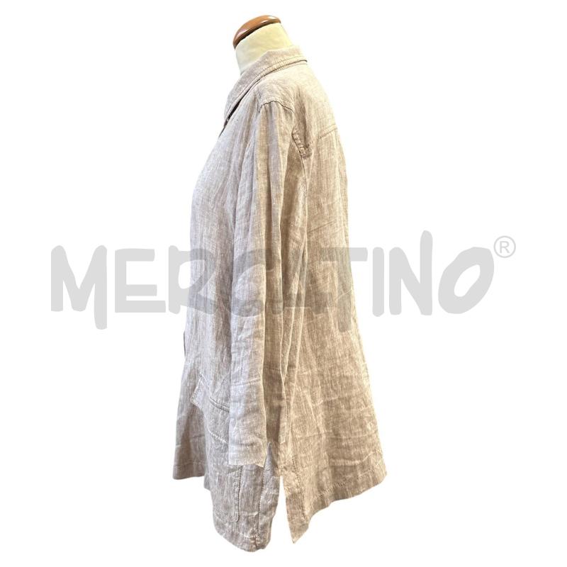 CAMICIA DONNA MARINA RINALDI SPORT BEIGE MISTO LINO  | Mercatino dell'Usato Cava de tirreni 4