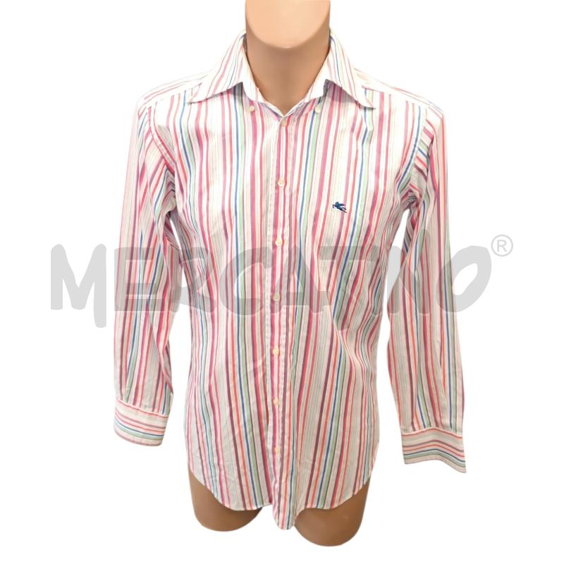 CAMICIA UOMO ETRO BIANCA ROSA ROSSO BLU VERDE RIGO | Mercatino dell'Usato Cava de tirreni 1