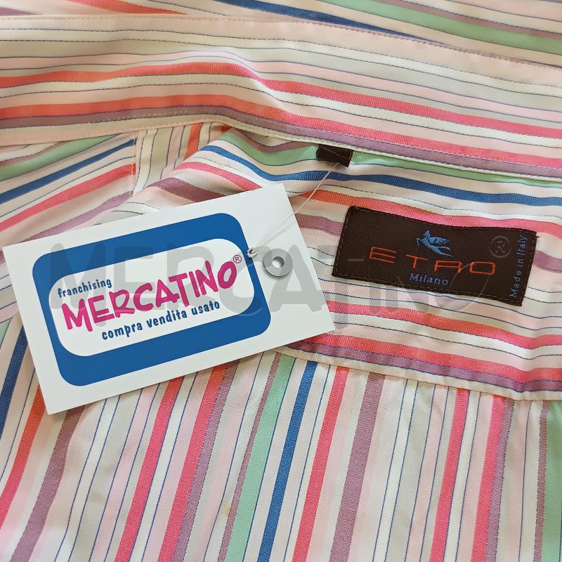 CAMICIA UOMO ETRO BIANCA ROSA ROSSO BLU VERDE RIGO | Mercatino dell'Usato Cava de tirreni 2