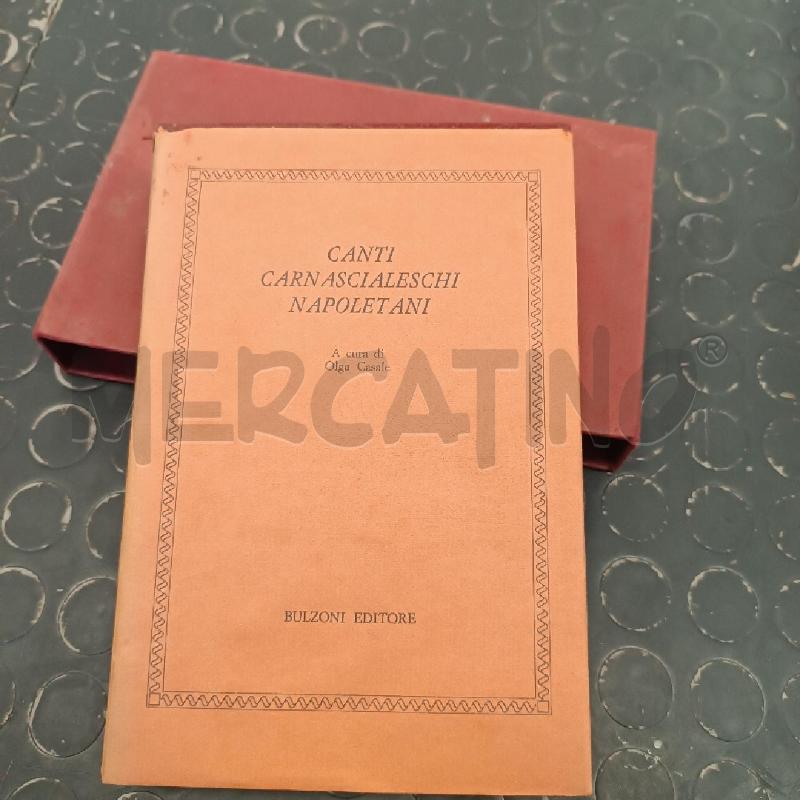 CANTI CARNASCIALESCHI NAPOLETANI  | Mercatino dell'Usato Cava de tirreni 1