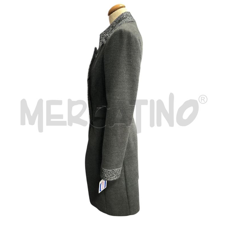 CAPPOTTO DONNA LES FILLES GRIGIO CHIUSURA DOPPIO PETTO NUOVO | Mercatino dell'Usato Cava de tirreni 4