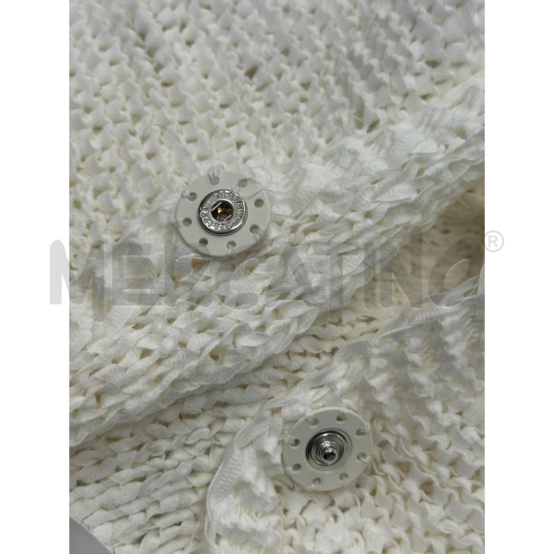 CARDIGAN DONNA FABIANA FILIPPI BIANCO FRANGE PENDENTI | Mercatino dell'Usato Cava de tirreni 5
