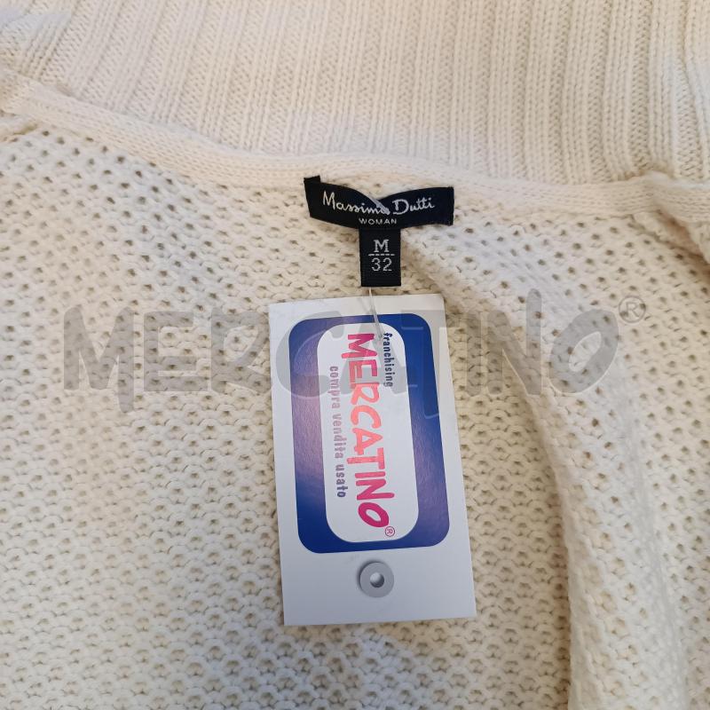CARDIGAN DONNA MASSIMO DUTTI PANNA BOTTONI DOPPIO PETTO | Mercatino dell'Usato Cava de tirreni 3