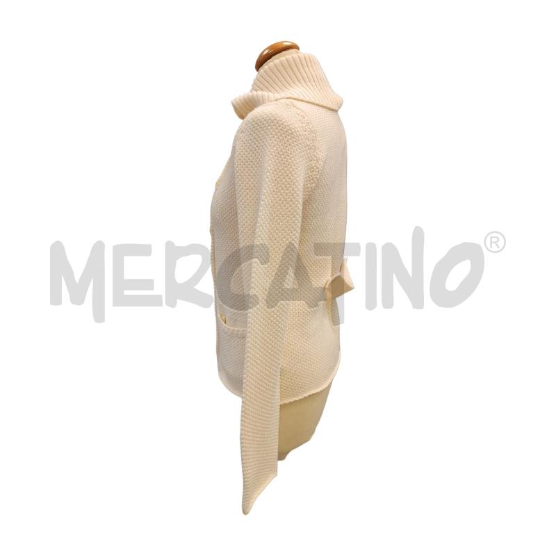 CARDIGAN DONNA MASSIMO DUTTI PANNA BOTTONI DOPPIO PETTO | Mercatino dell'Usato Cava de tirreni 5