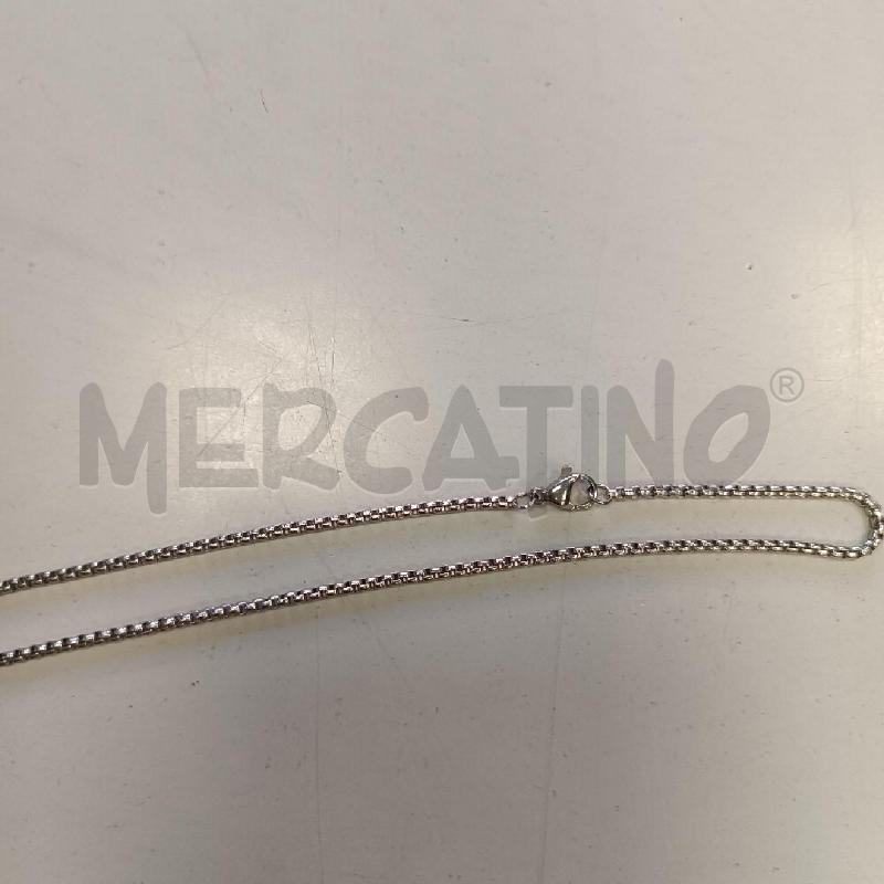 CATENINA IN ACCIAIO CON CROCIFISSO ORO E ACCIAIO | Mercatino dell'Usato Cava de tirreni 4