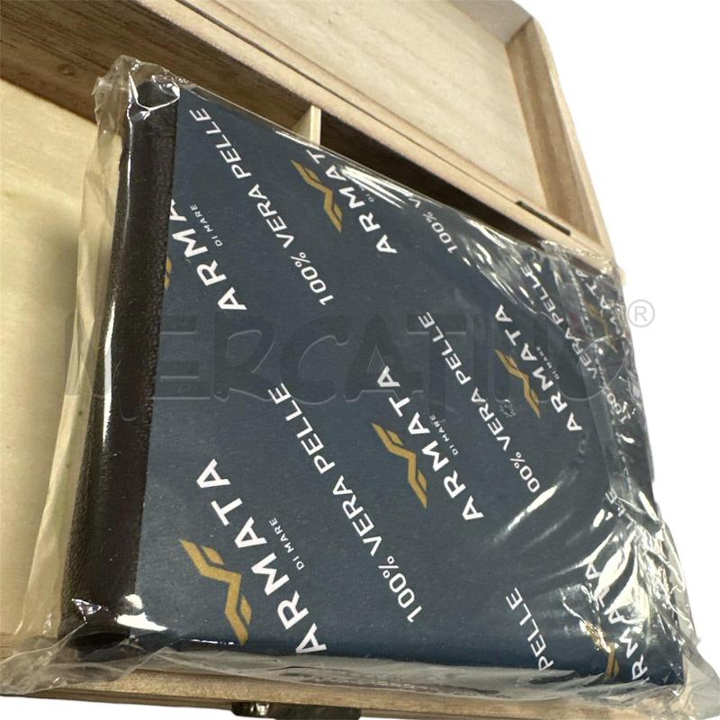 COFANETTO LEGNO CINTURA ARMATA DI MARE + PORTAFOGLIO | Mercatino dell'Usato Cava de tirreni 5