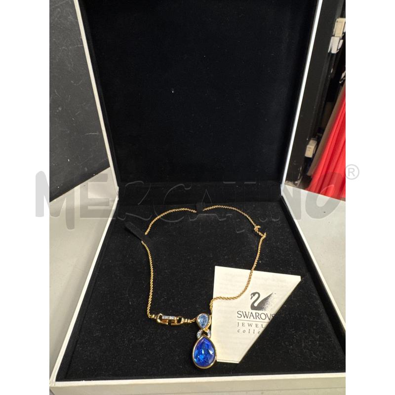 COLLANA SWAROVSKI DORATA CIONDOLO GOCCIA | Mercatino dell'Usato Cava de tirreni 1