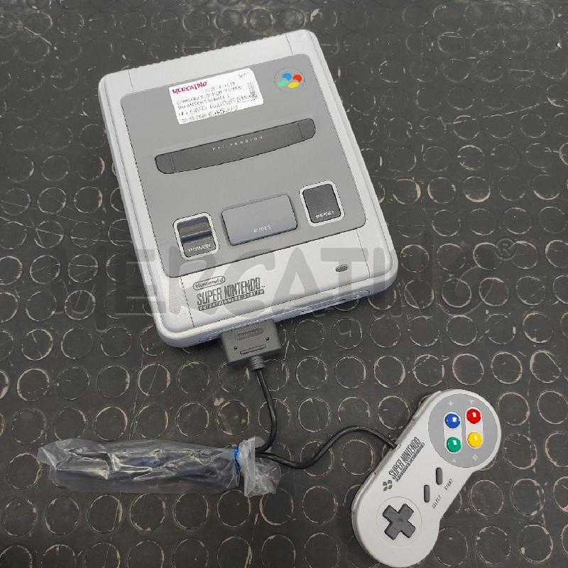 CONSOLLE SUPER NINTENDO ENTERTAINMENT+1 JOYSTICK NO CAVO ALIMENTAZIONE | Mercatino dell'Usato Cava de tirreni 1