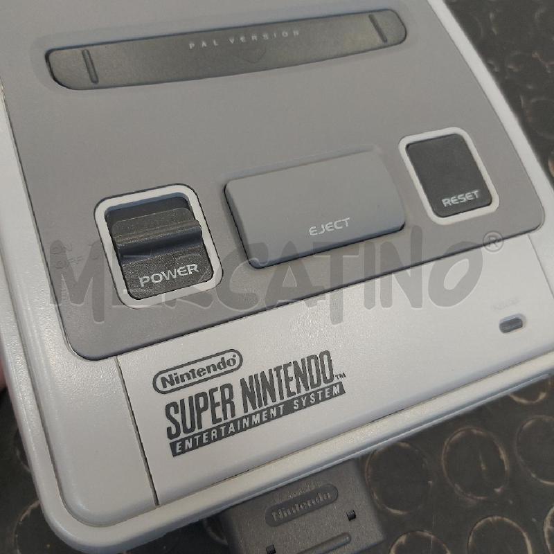 CONSOLLE SUPER NINTENDO ENTERTAINMENT+1 JOYSTICK NO CAVO ALIMENTAZIONE | Mercatino dell'Usato Cava de tirreni 2