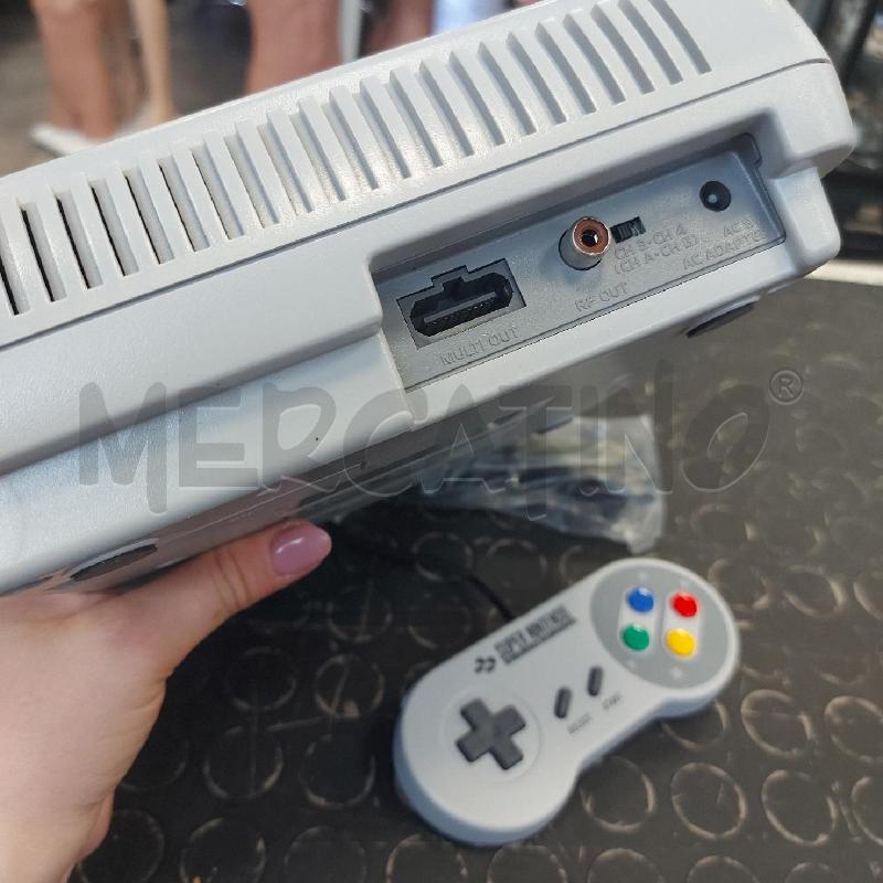 CONSOLLE SUPER NINTENDO ENTERTAINMENT+1 JOYSTICK NO CAVO ALIMENTAZIONE | Mercatino dell'Usato Cava de tirreni 3