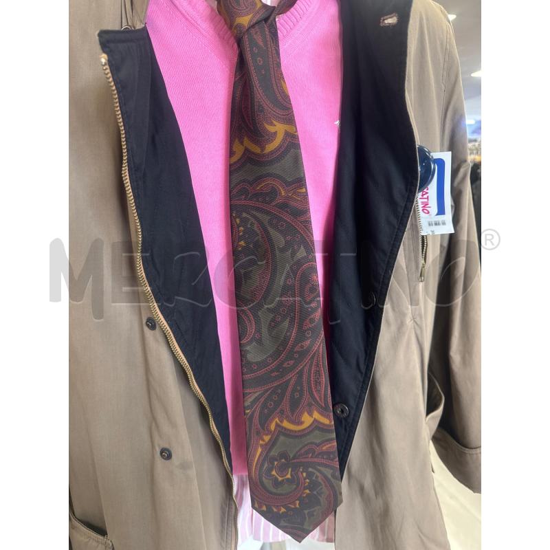 CRAVATTA ETRO FANTASIA MARRONE VERDE BORDEU | Mercatino dell'Usato Cava de tirreni 1