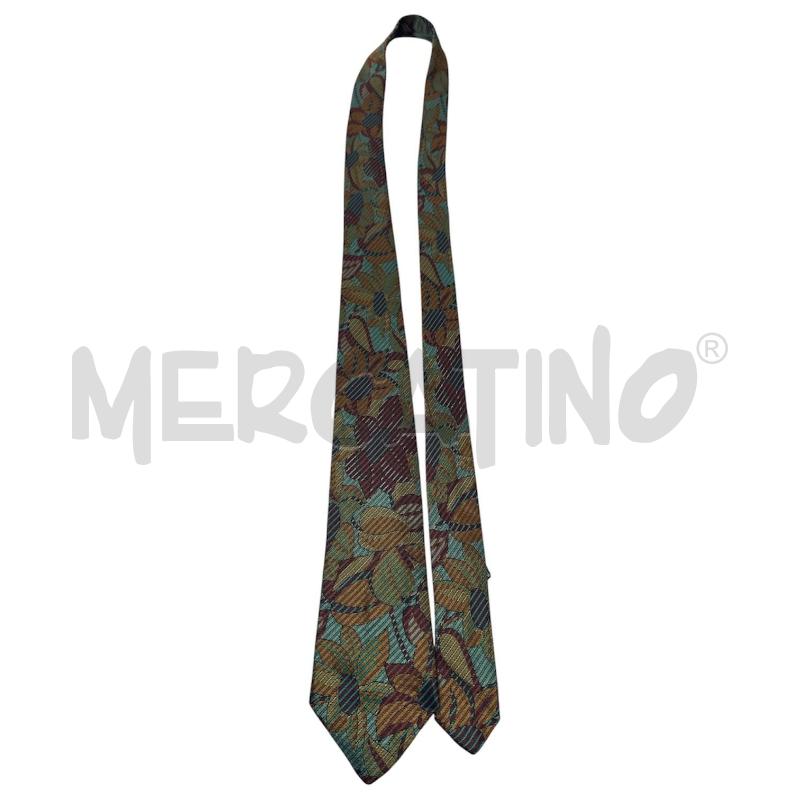 CRAVATTA GUCCI VINTAGE VERDE ROSSA FIORI | Mercatino dell'Usato Cava de tirreni 2