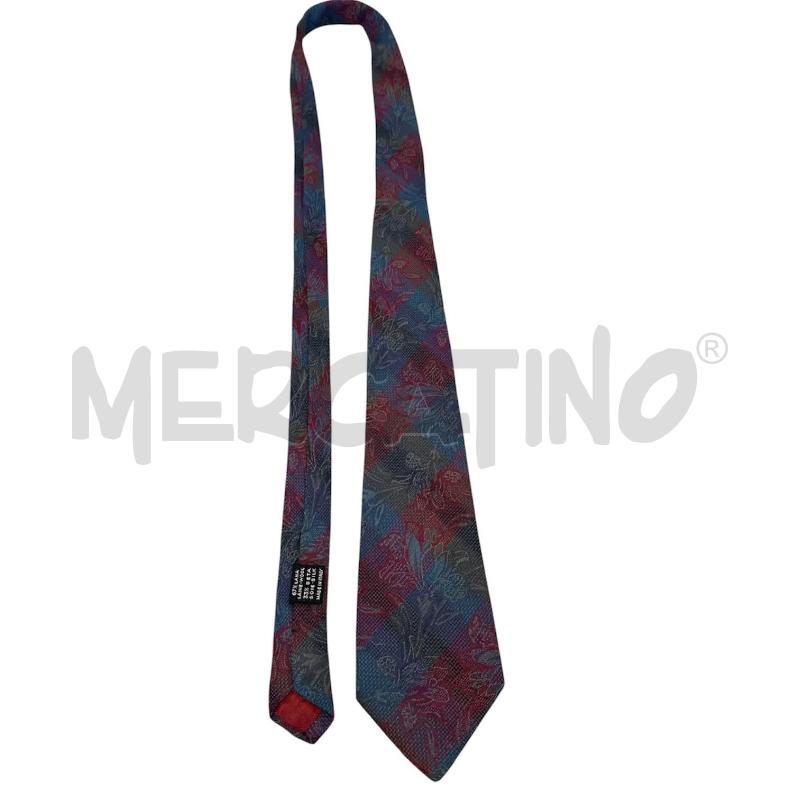 CRAVATTA MISSONI BLU ROSSA FIORI | Mercatino dell'Usato Cava de tirreni 3