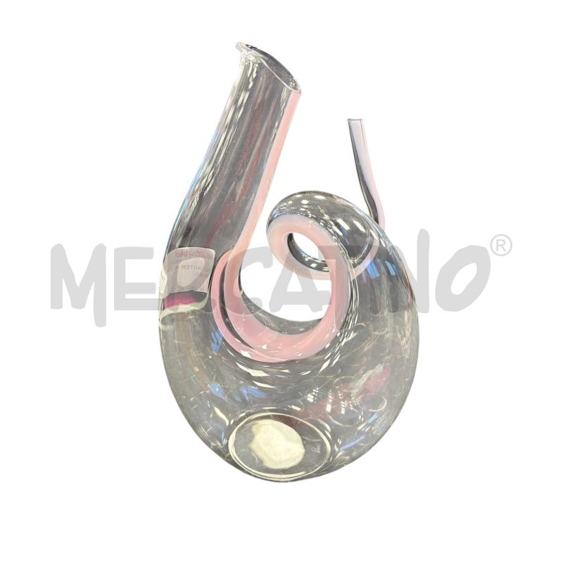 DECANTER RIEDEL CURLY ROSA | Mercatino dell'Usato Cava de tirreni 1