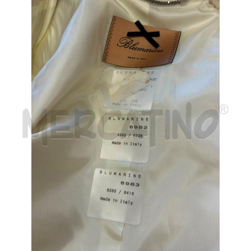 GIACCA DONNA BLUMARINE BEIGE BOTTONE MADREPERLA | Mercatino dell'Usato Cava de tirreni 2