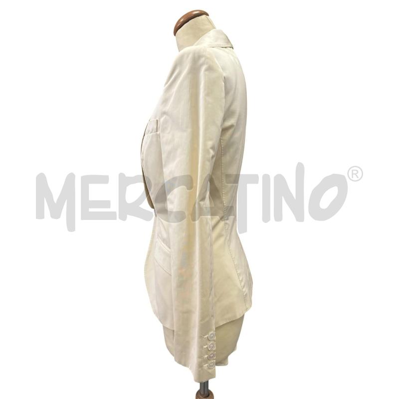 GIACCA DONNA BLUMARINE BEIGE BOTTONE MADREPERLA | Mercatino dell'Usato Cava de tirreni 3
