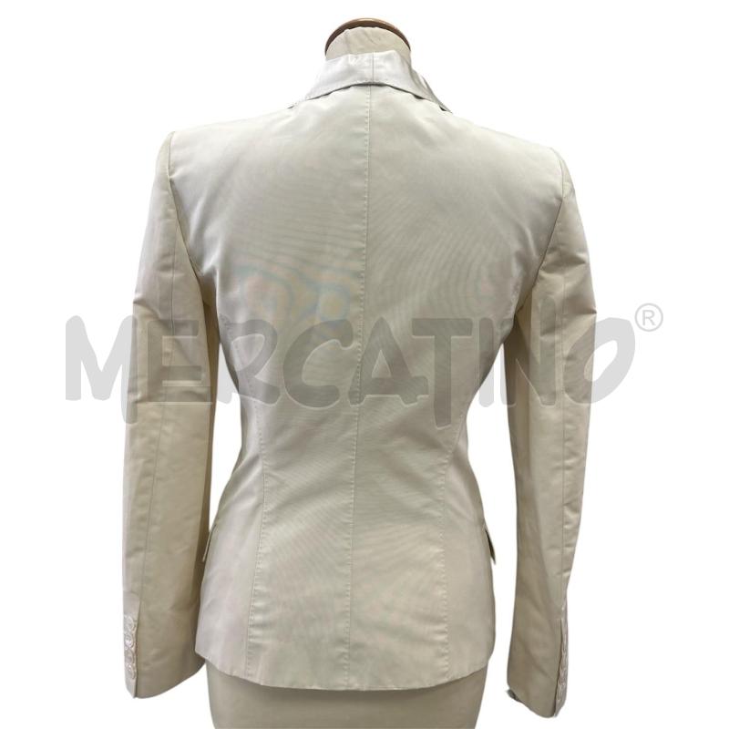 GIACCA DONNA BLUMARINE BEIGE BOTTONE MADREPERLA | Mercatino dell'Usato Cava de tirreni 4