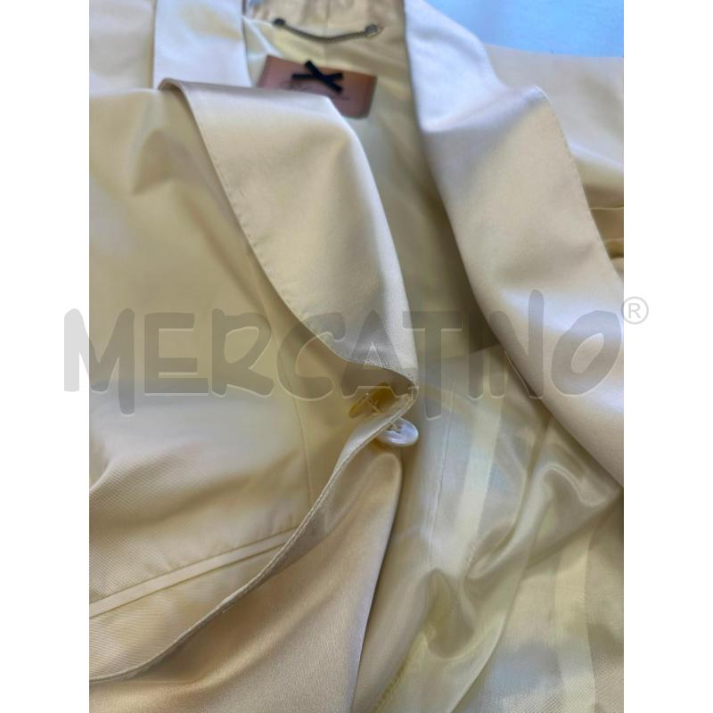 GIACCA DONNA BLUMARINE BEIGE BOTTONE MADREPERLA | Mercatino dell'Usato Cava de tirreni 5