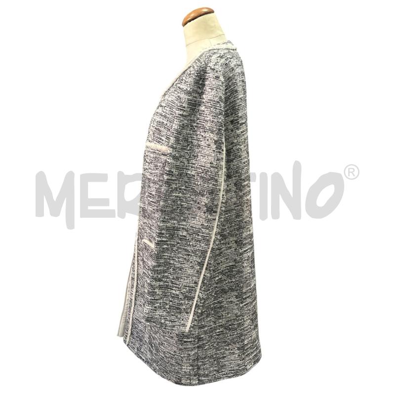 GIACCA DONNA DIANA GALLESI BIANCA NERA TWEED CARDIGAN | Mercatino dell'Usato Cava de tirreni 5