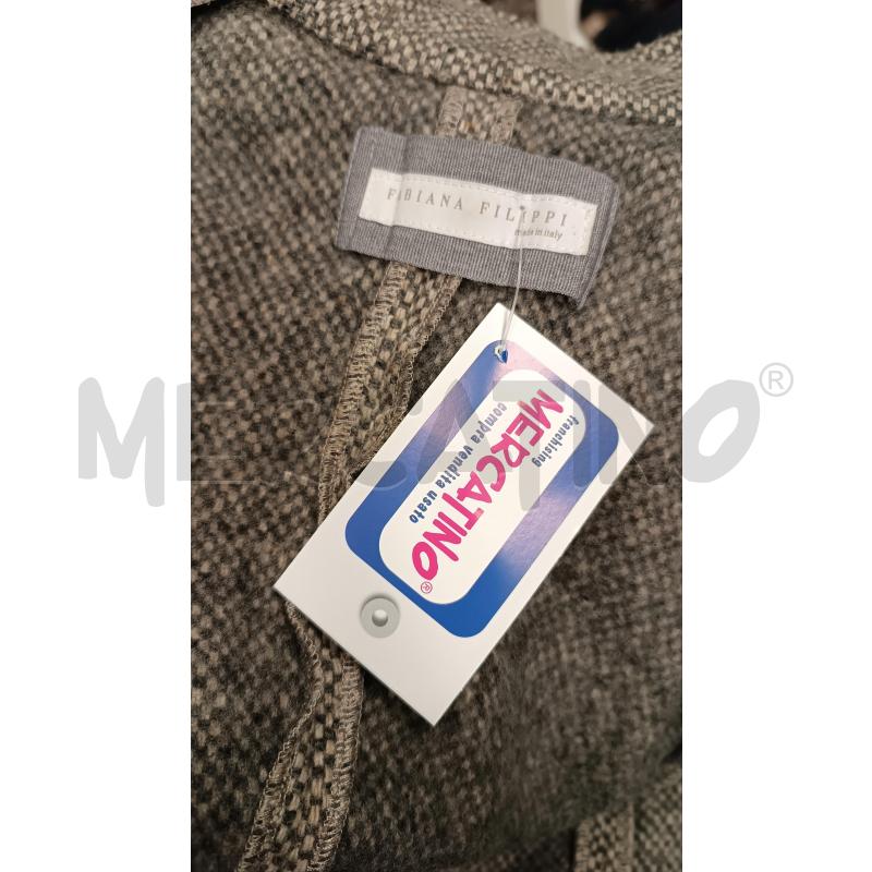 GIACCA DONNA FABIANA FILIPPI BEIGE TWEED | Mercatino dell'Usato Cava de tirreni 4