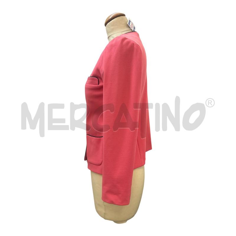 GIACCA DONNA MARELLA ROSA BORDO NERO | Mercatino dell'Usato Cava de tirreni 5
