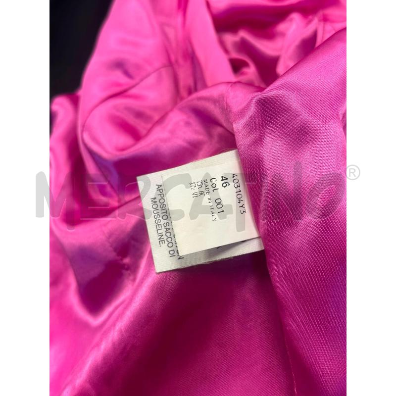 GIACCA DONNA MASSIMO REBECCHI NERA PAILLETTES INTERNO FUCSIA | Mercatino dell'Usato Cava de tirreni 3
