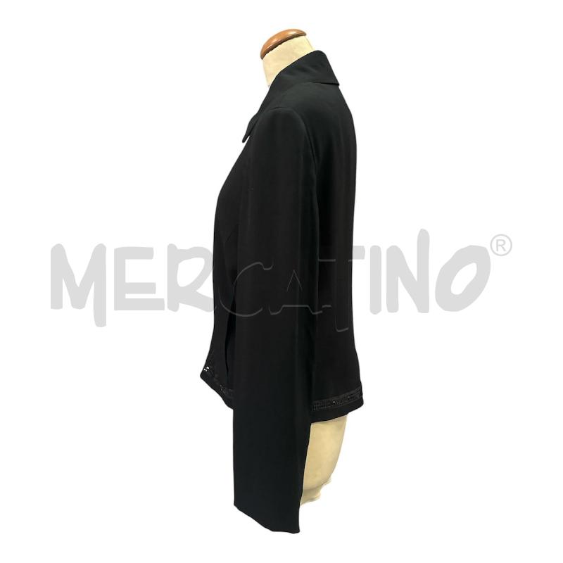 GIACCA DONNA MASSIMO REBECCHI NERA PAILLETTES INTERNO FUCSIA | Mercatino dell'Usato Cava de tirreni 4