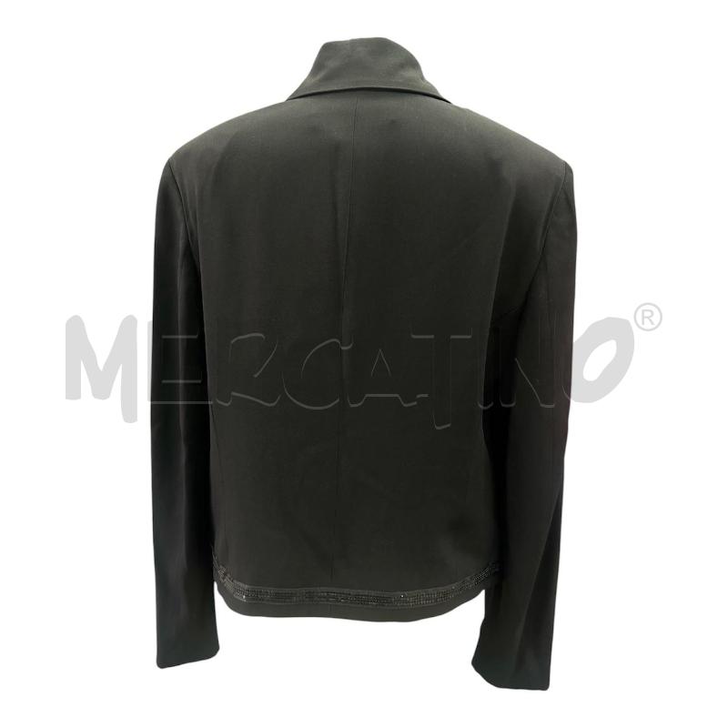 GIACCA DONNA MASSIMO REBECCHI NERA PAILLETTES INTERNO FUCSIA | Mercatino dell'Usato Cava de tirreni 5