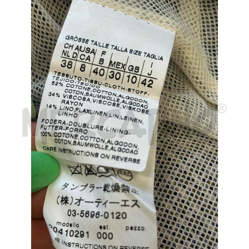 GIACCA DONNA MAX MARA SCARTELLINATA GRIGIA BOTTONI MADREPERLA  | Mercatino dell'Usato Cava de tirreni 2