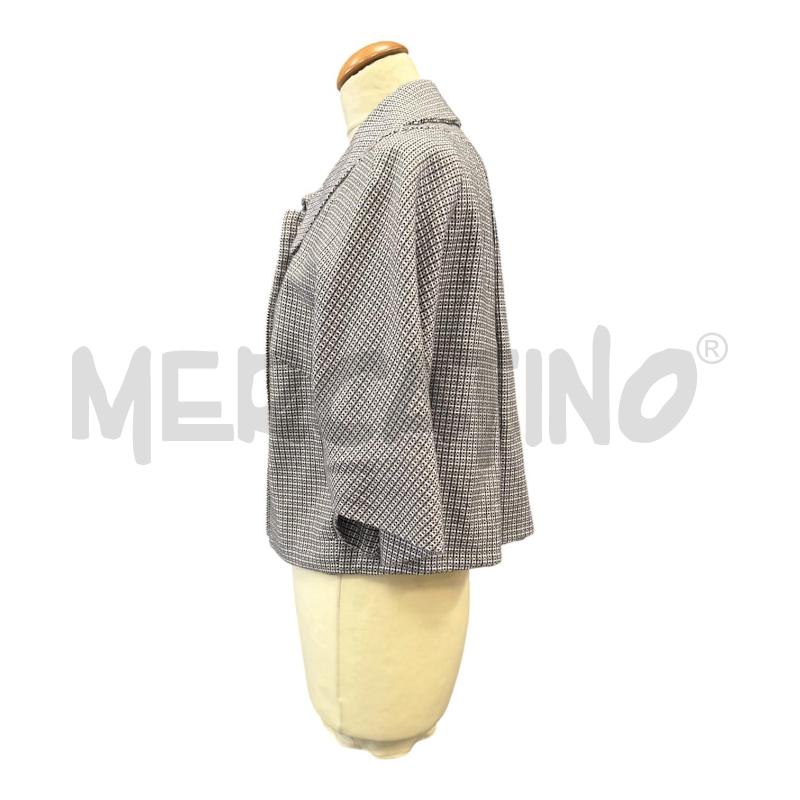 GIACCA DONNA MAX MARA SCARTELLINATA GRIGIA BOTTONI MADREPERLA  | Mercatino dell'Usato Cava de tirreni 5