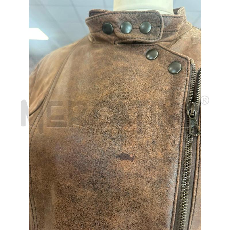 GIACCA DONNA MAX & CO MARRONE PELLE | Mercatino dell'Usato Cava de tirreni 3