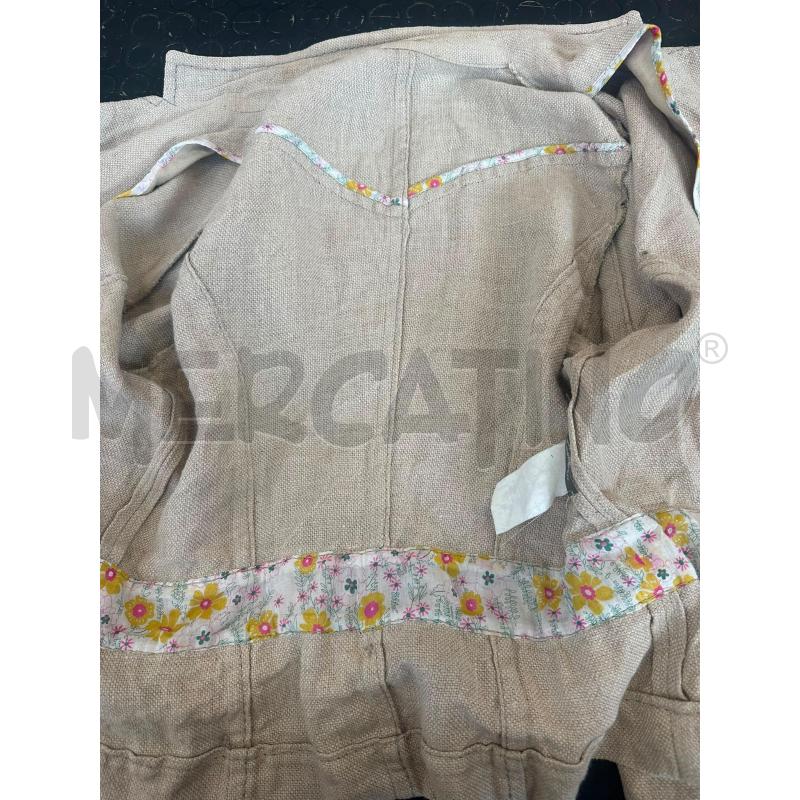 GIACCA DONNA NEW PENNY BEIGE LINO BEIGE TASCHE | Mercatino dell'Usato Cava de tirreni 5